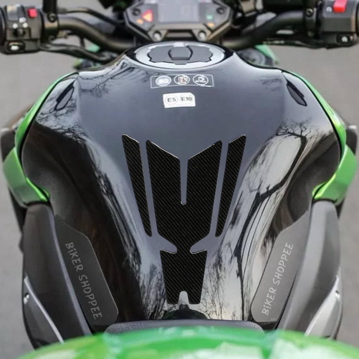 7D CARBON TANK PAD FOR MOTORCYCLE