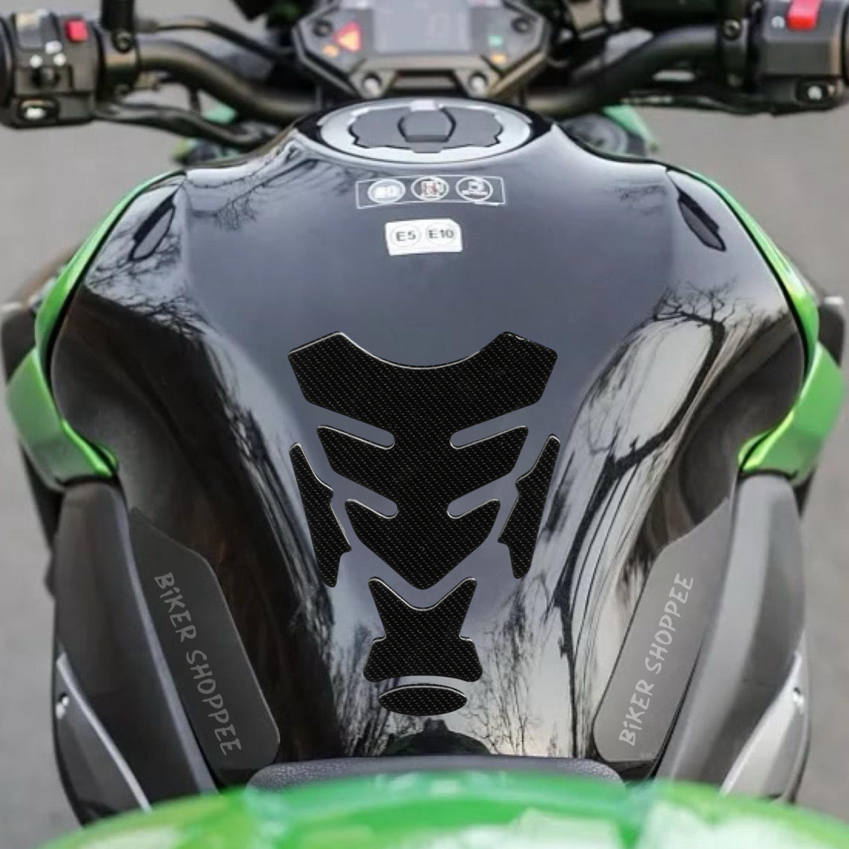 7D CARBON TANK PAD FOR MOTORCYCLE