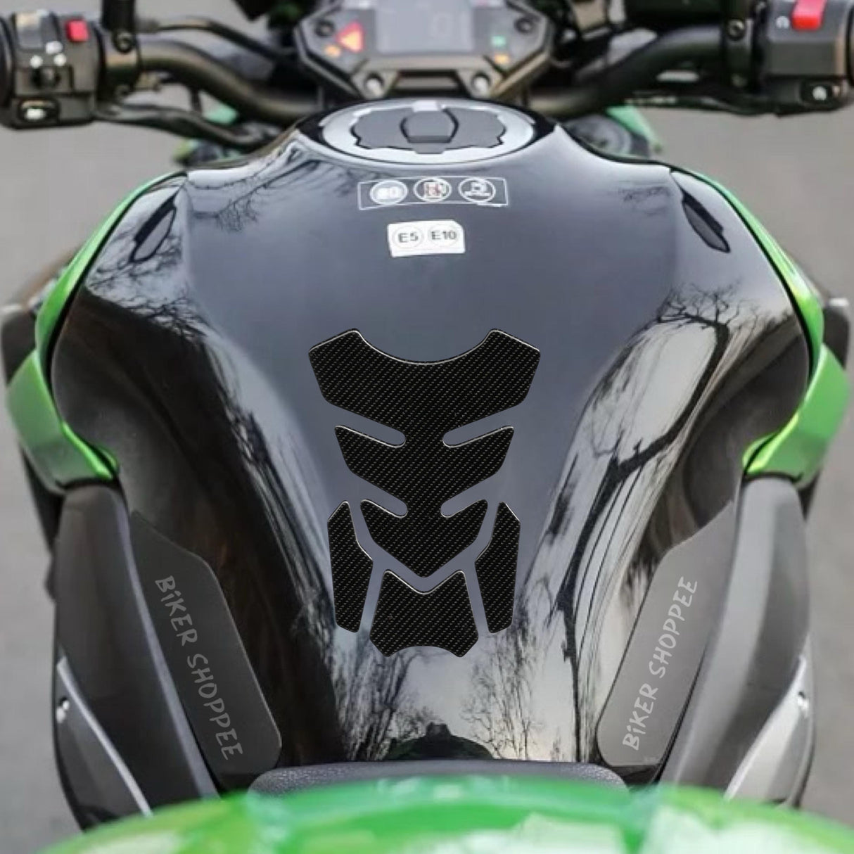 7D CARBON TANK PAD FOR MOTORCYCLE