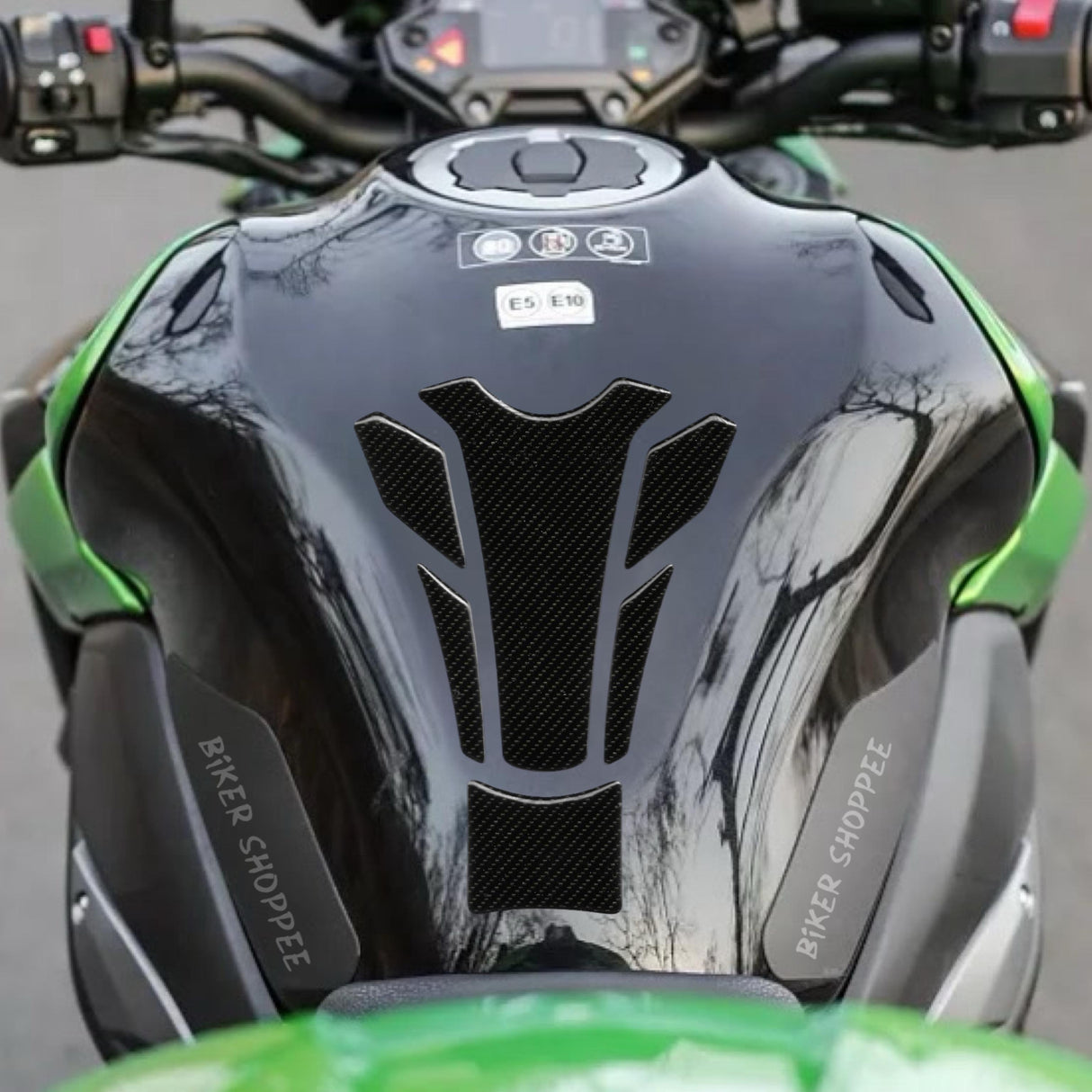 7D CARBON TANK PAD FOR MOTORCYCLE