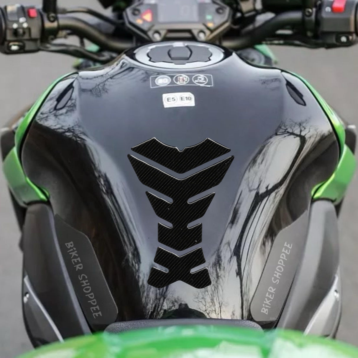 7D CARBON TANK PAD FOR MOTORCYCLE