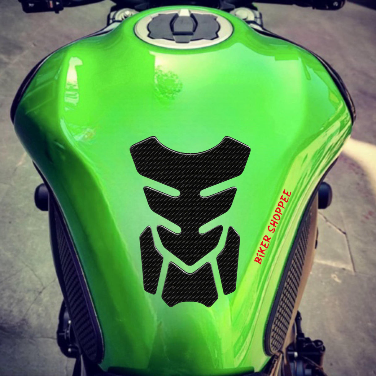 7D CARBON TANK PAD FOR MOTORCYCLE