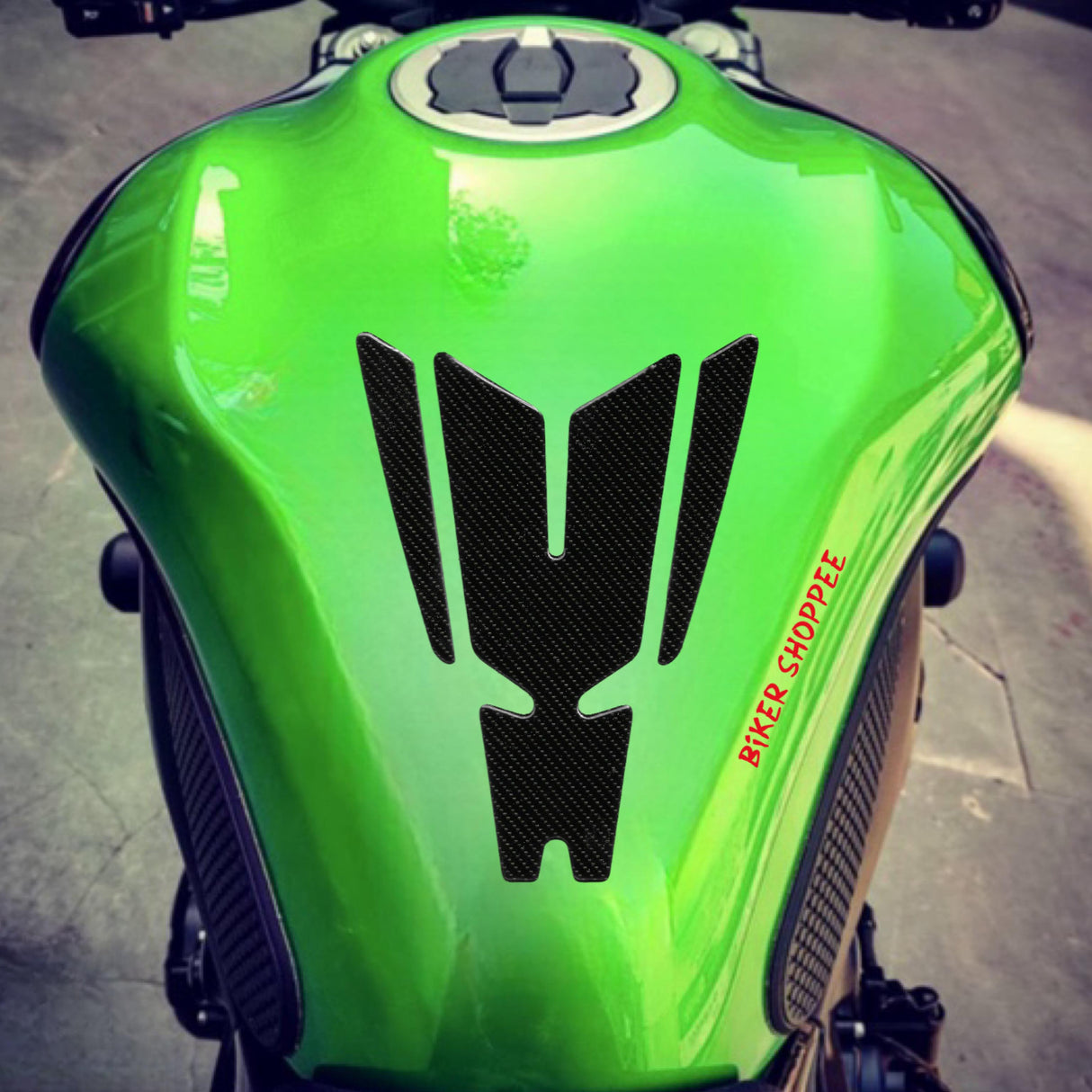 7D CARBON TANK PAD FOR MOTORCYCLE