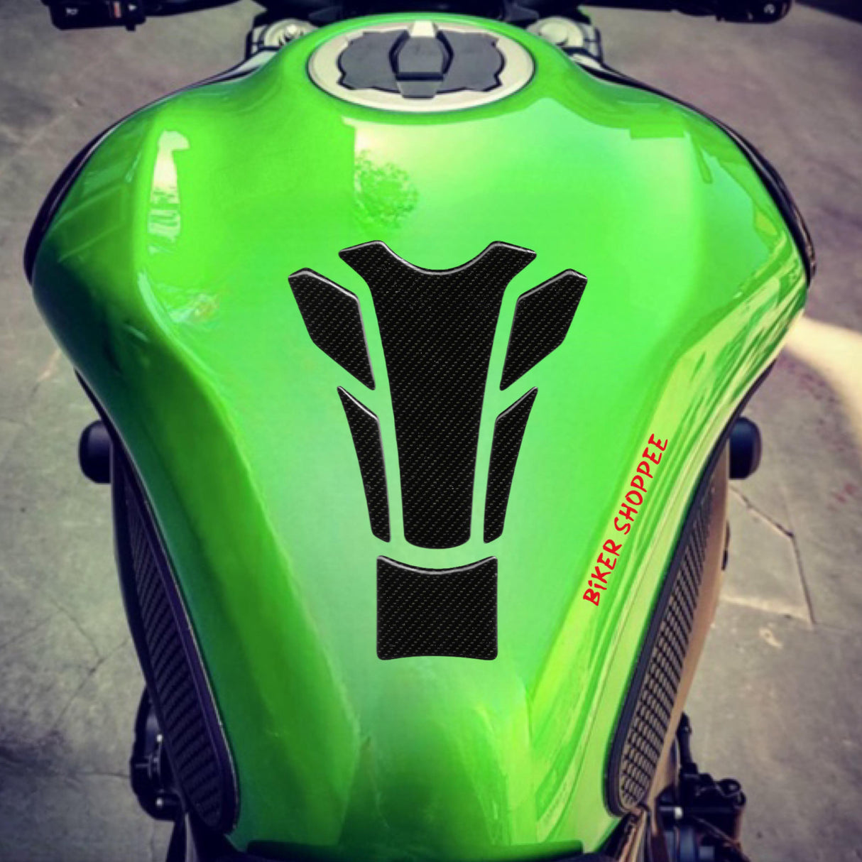 7D CARBON TANK PAD FOR MOTORCYCLE