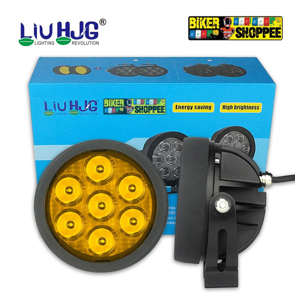 LIU HJG 7 LED ROUND FOG LIGHT 70WATT PAIR