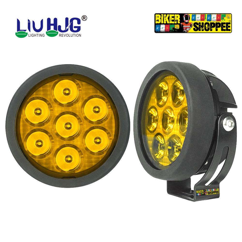 LIU HJG 7 LED ROUND FOG LIGHT 70WATT PAIR
