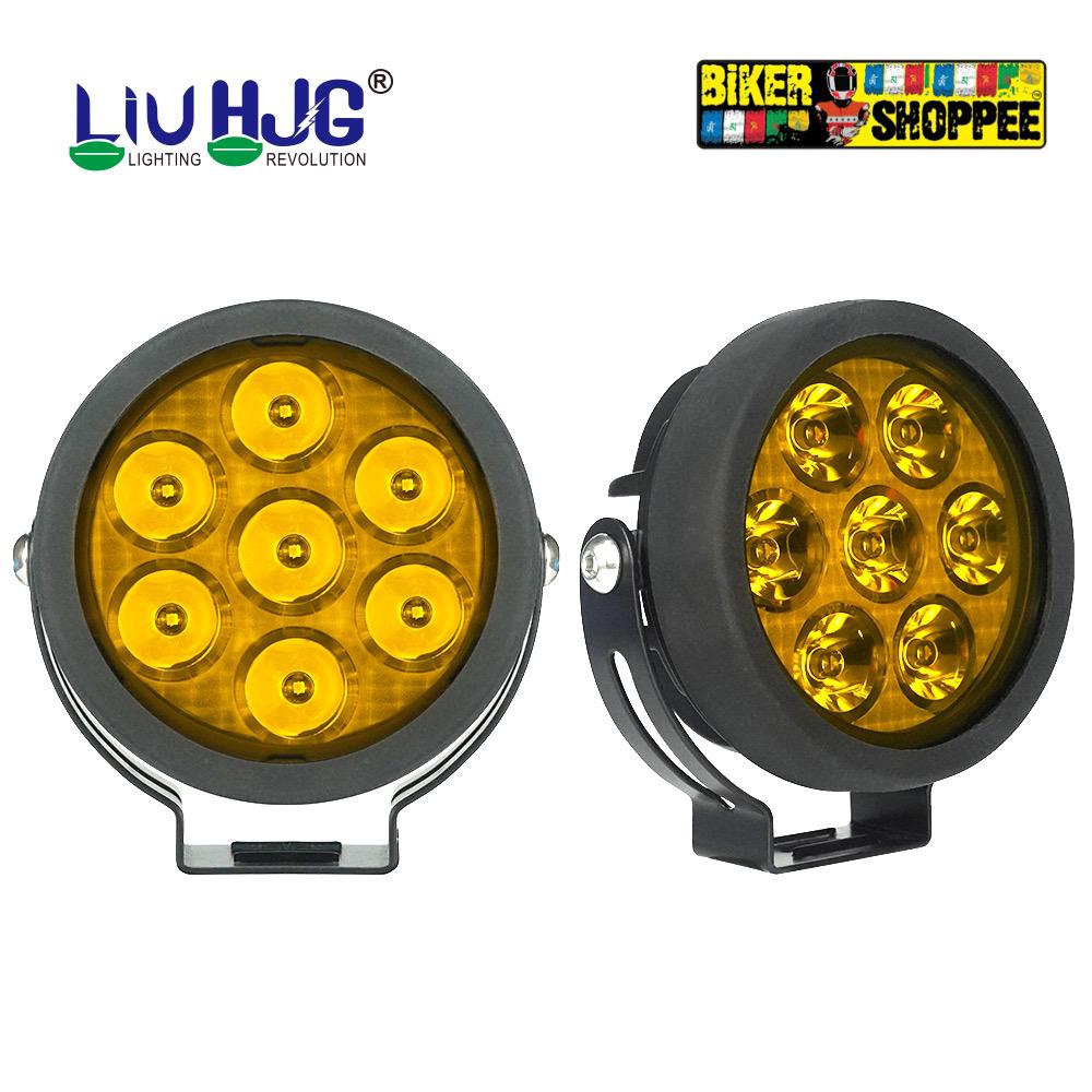 LIU HJG 7 LED ROUND FOG LIGHT 70WATT PAIR