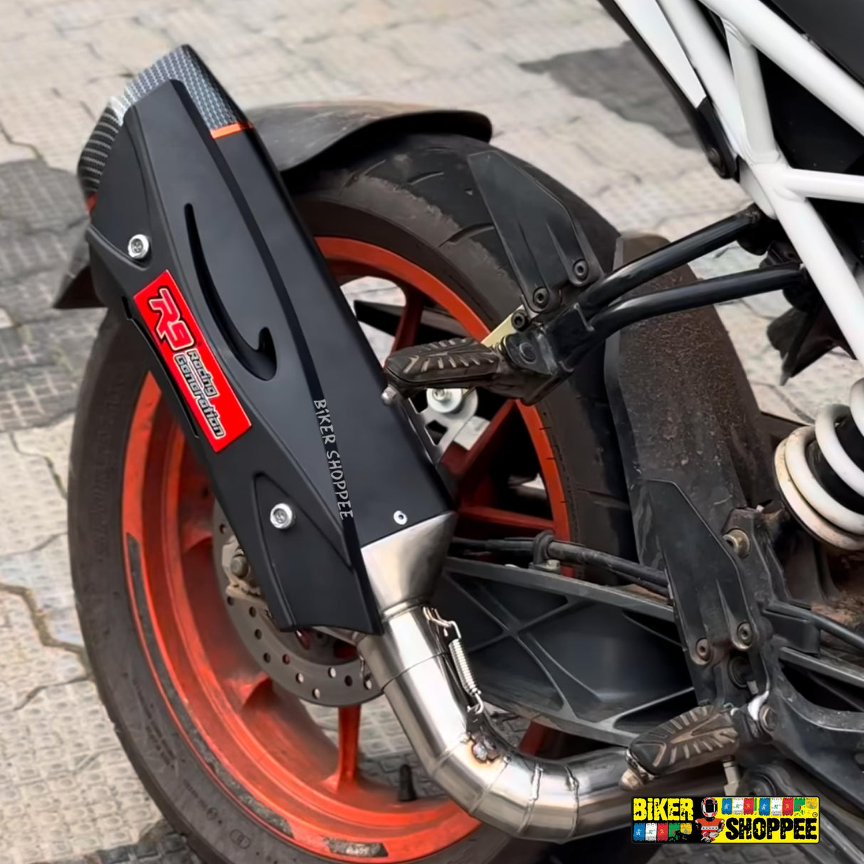 R9 EXHAUST BLACK