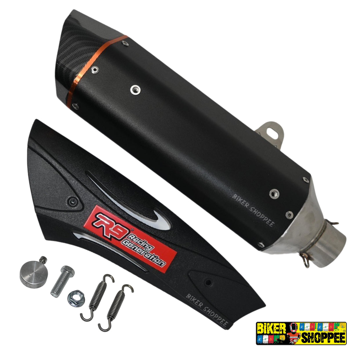 R9 EXHAUST BLACK