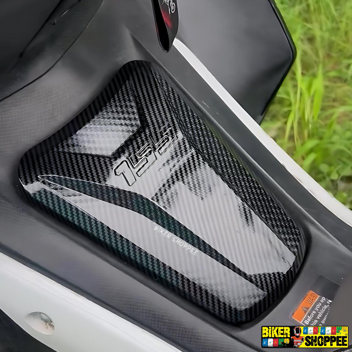 AEROX 155 CARBON FUEL TANK COVER