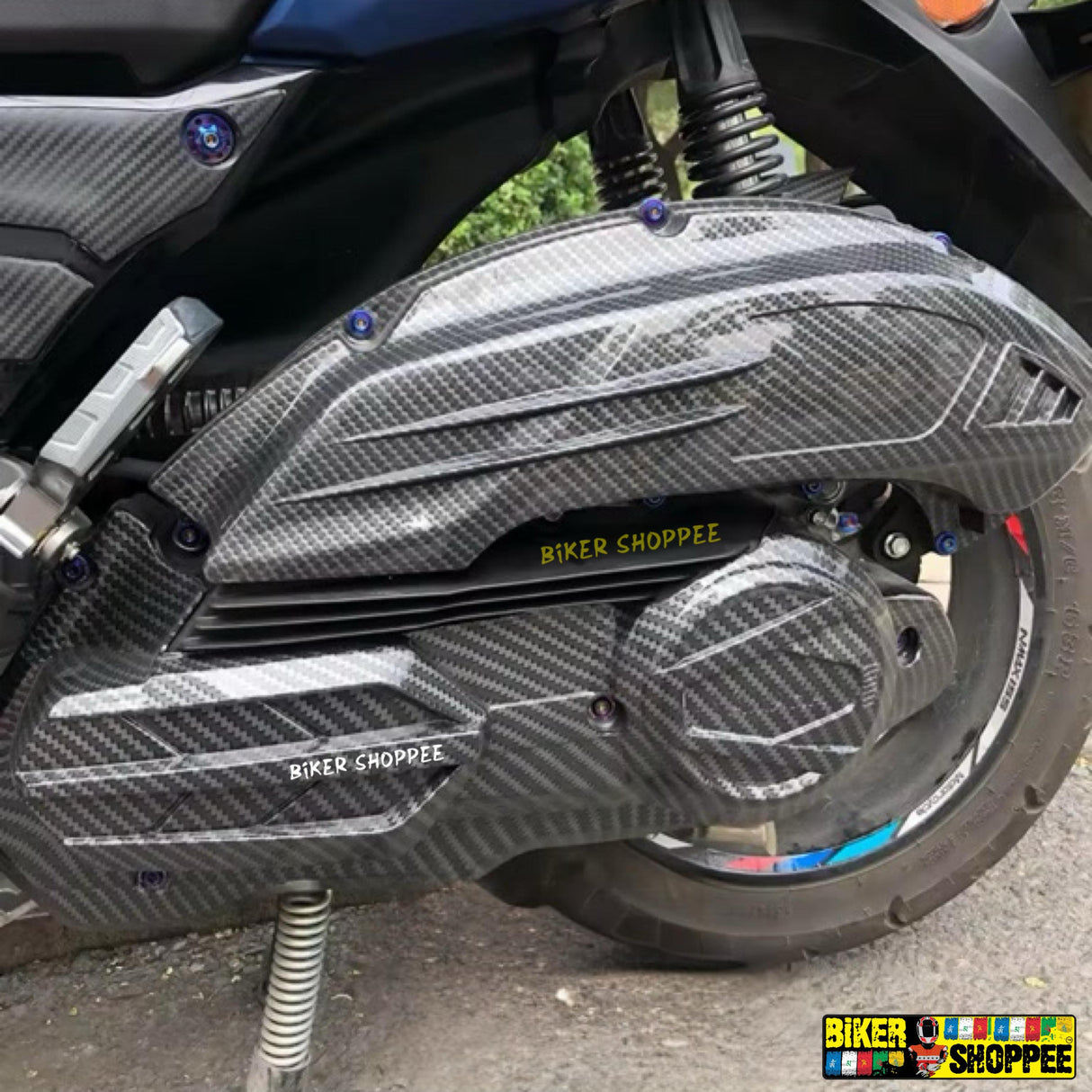 AEROX 155 CARBON ENGINE CLUTCH COVER