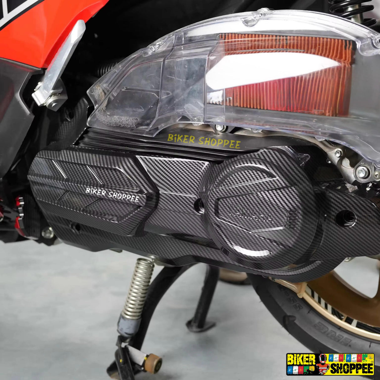 AEROX 155 CARBON ENGINE CLUTCH COVER