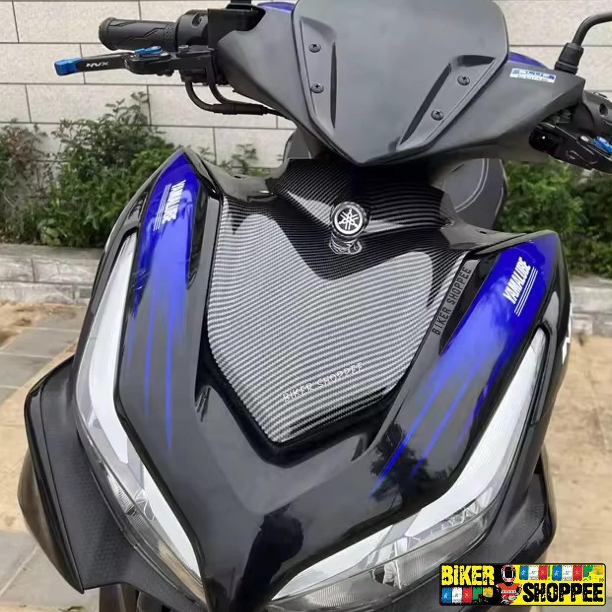 AEROX 155 CARBON FRONT WIND NOSE PANEL COVER