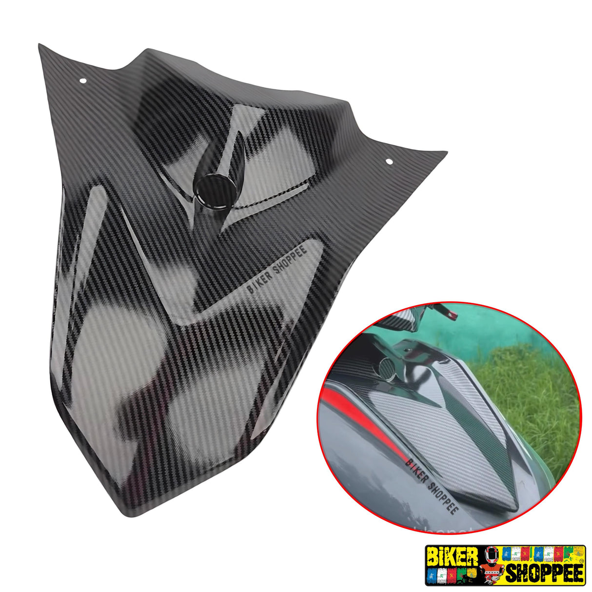 AEROX 155 CARBON FRONT WIND NOSE PANEL COVER
