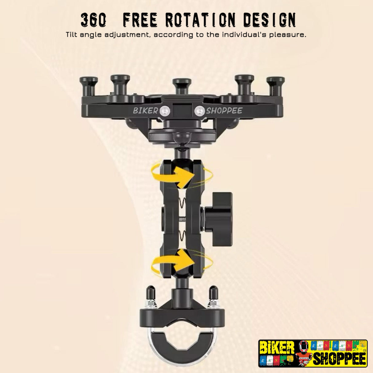 M10W OCTOPUS WIRELESS CHARGER SHOCKPROOF PHONE HOLDER