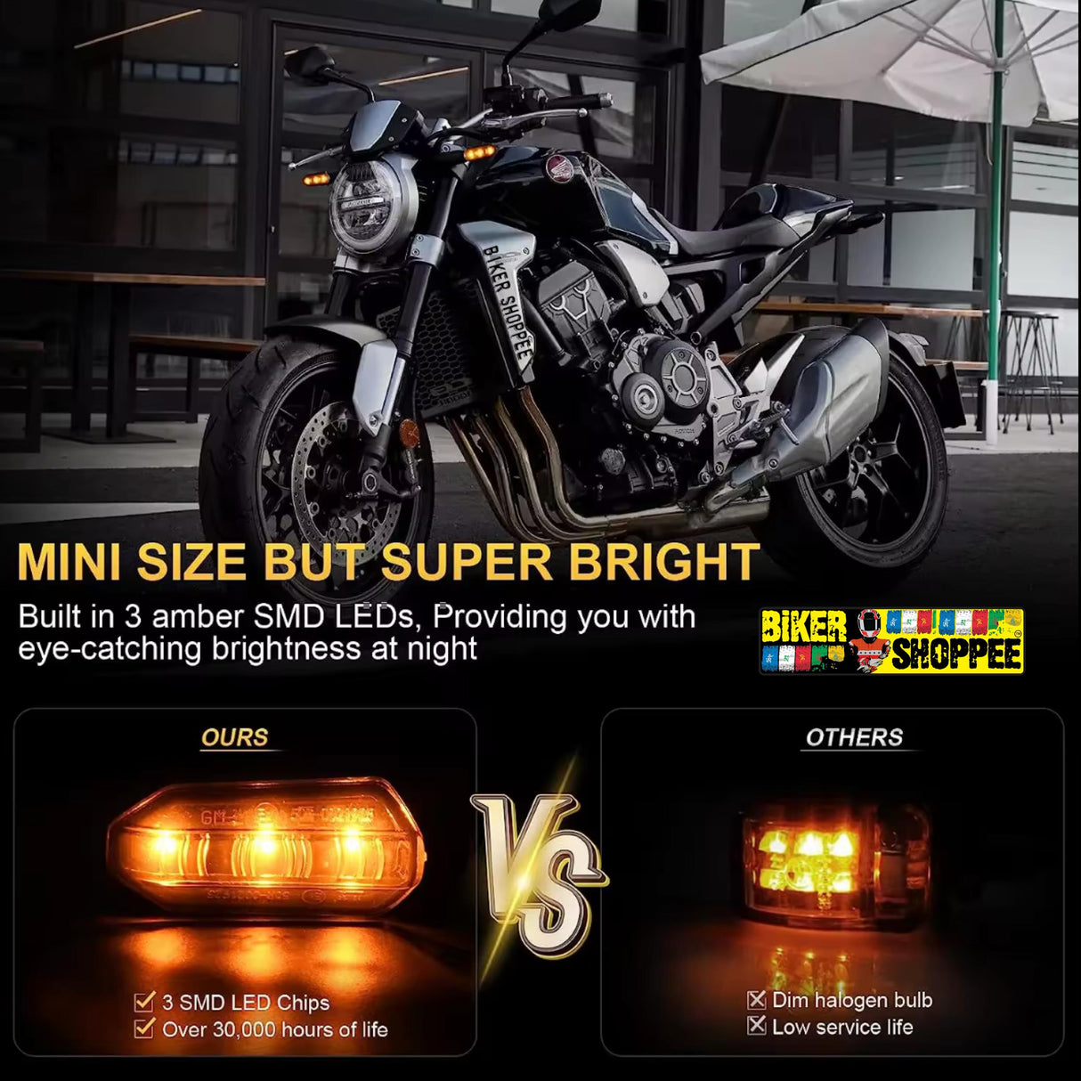 MOTO BS 3 DOT LED INDICATOR