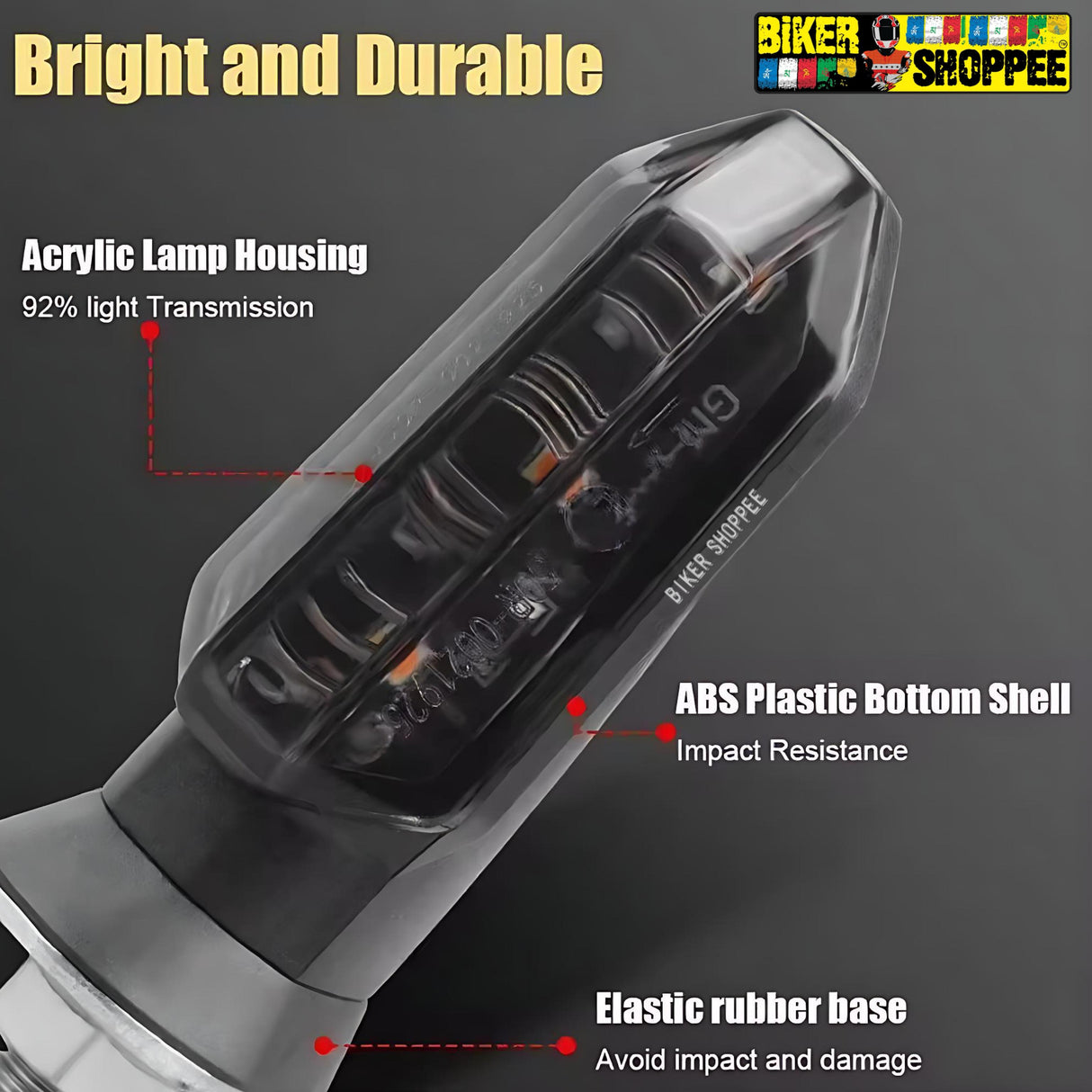 MOTO BS 3 DOT LED INDICATOR