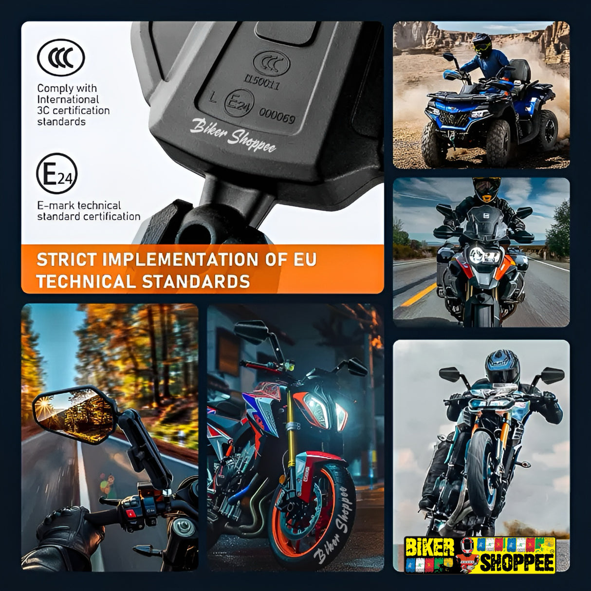 DOUBLETAKE ADVENTURE CNC REAR VIEW MIRROR