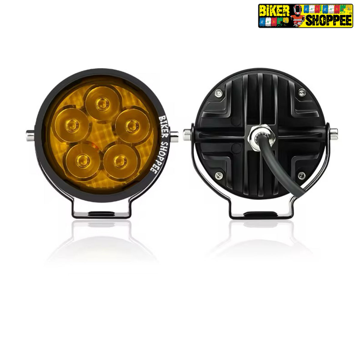 LiUHJG 5 LED CREE FOG LIGHT WITH WIRING HARNESS KIT