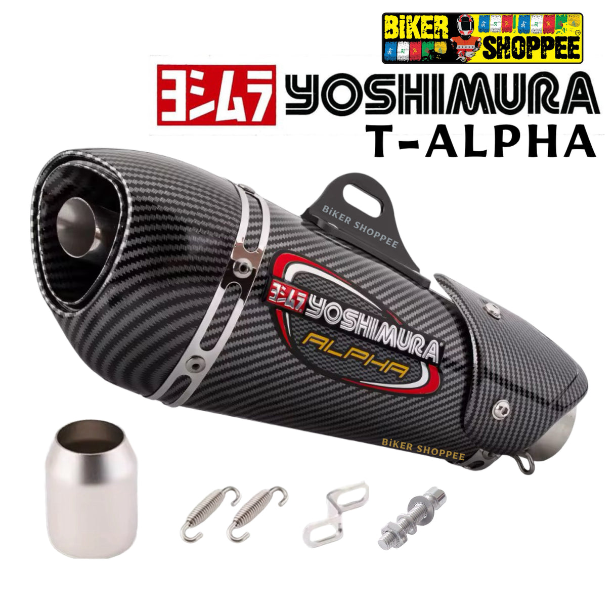 YOSHIMURA T ALPHA EXHAUST CARBON