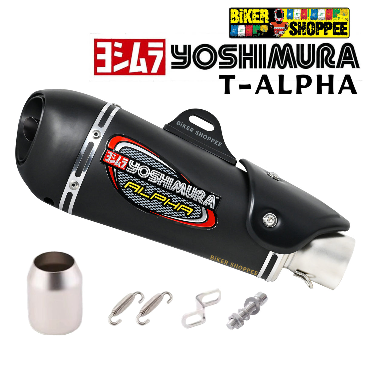 YOSHIMURA T ALPHA EXHAUST BLACK