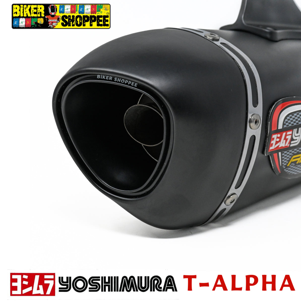 YOSHIMURA T ALPHA EXHAUST BLACK
