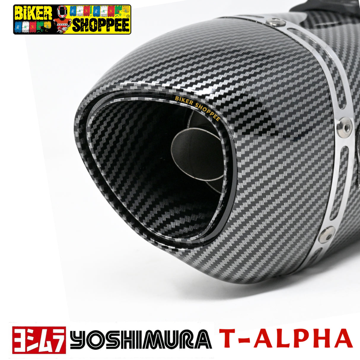 YOSHIMURA T ALPHA EXHAUST CARBON