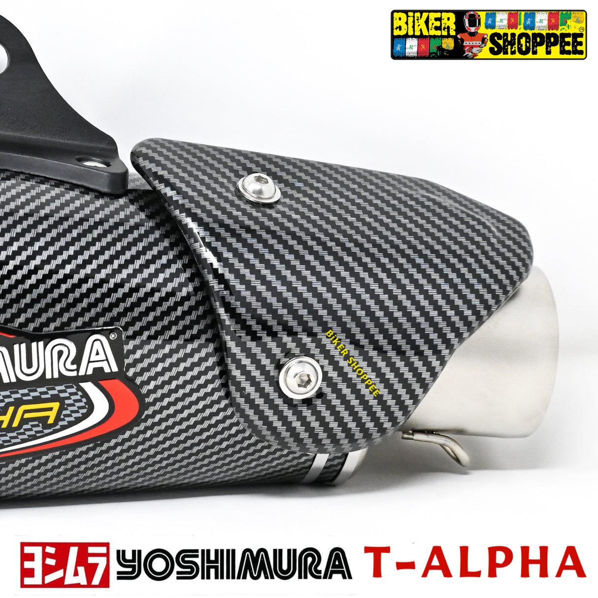 YOSHIMURA T ALPHA EXHAUST CARBON