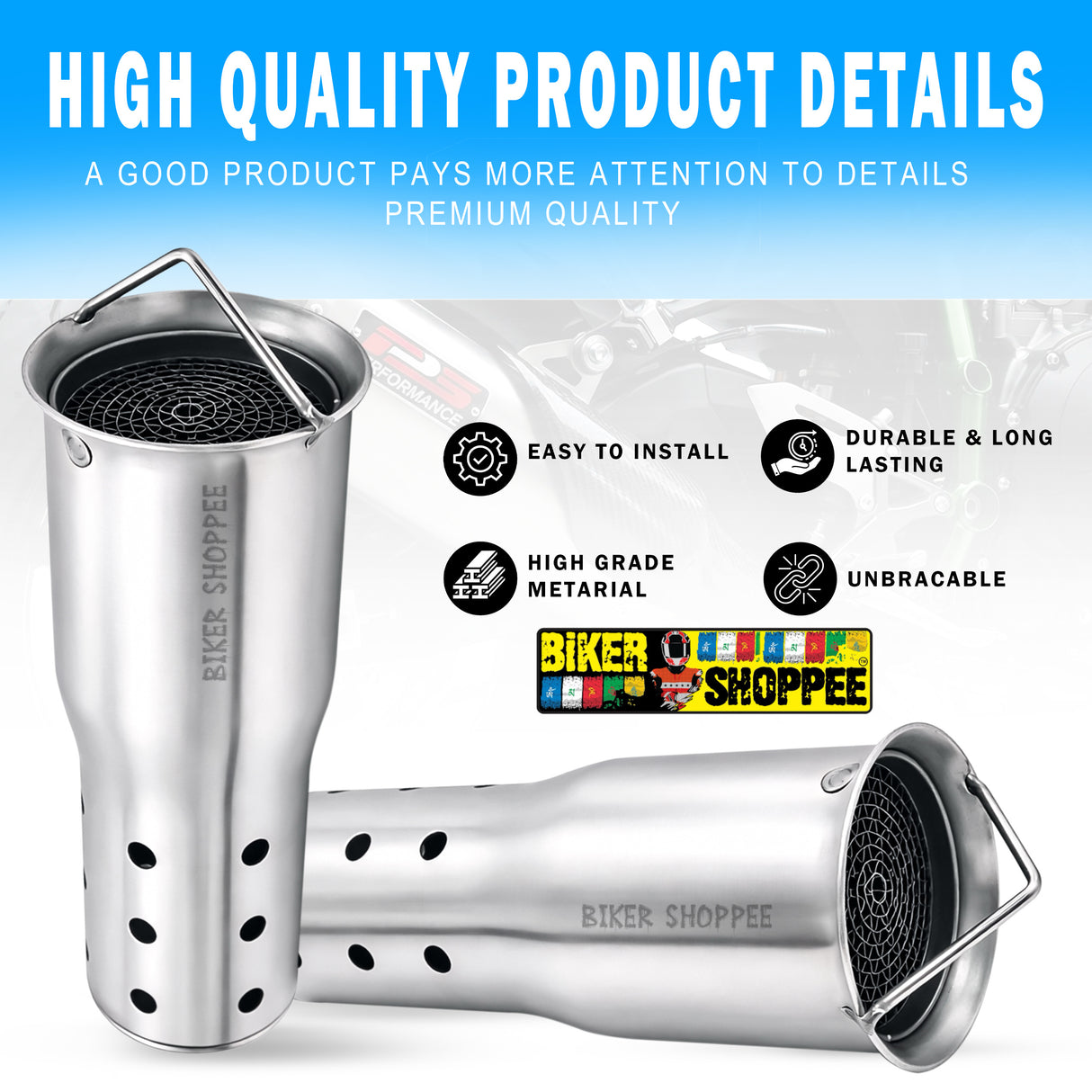 CATALYTIC CONVERTER UNIVERSAL 51MM EXHAUST DB KILLER