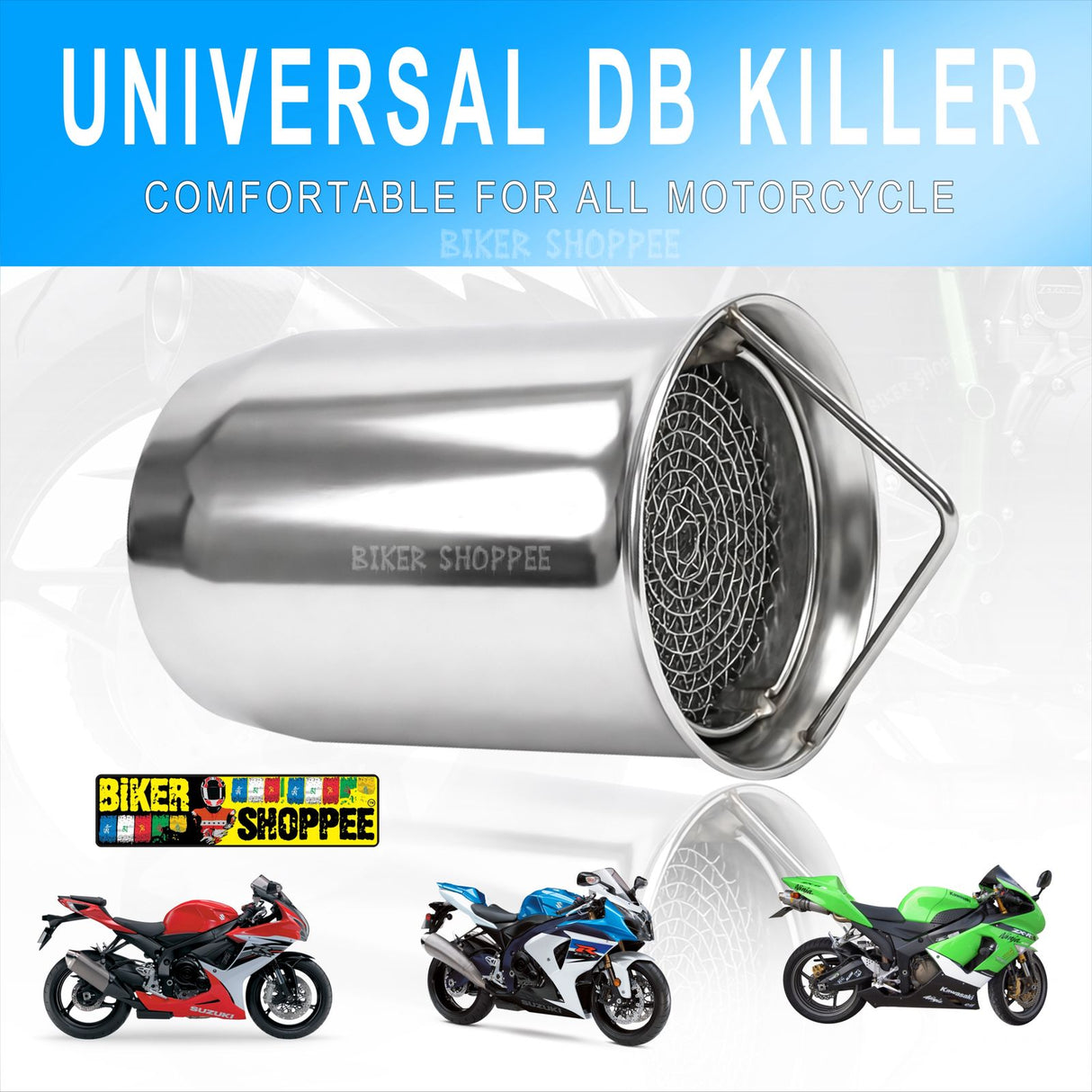 CATALYTIC CONVERTER UNIVERSAL 51MM EXHAUST DB KILLER