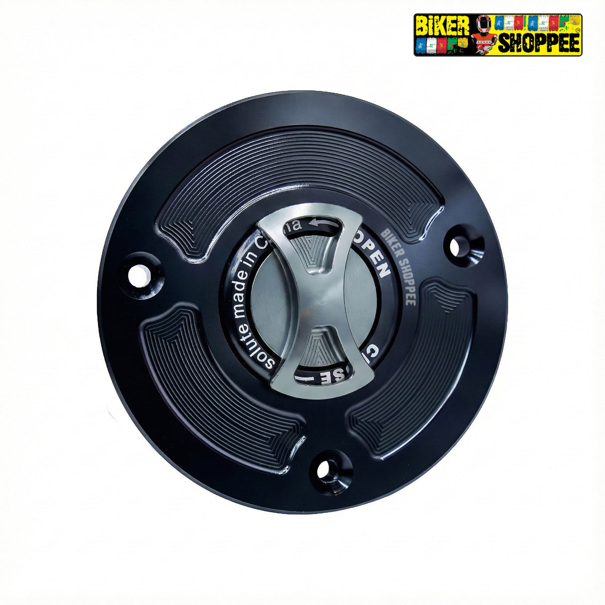 KTM DUKE & RC CNC KEYLESS QUICK RELEASE FUEL TANK CAP GRAY