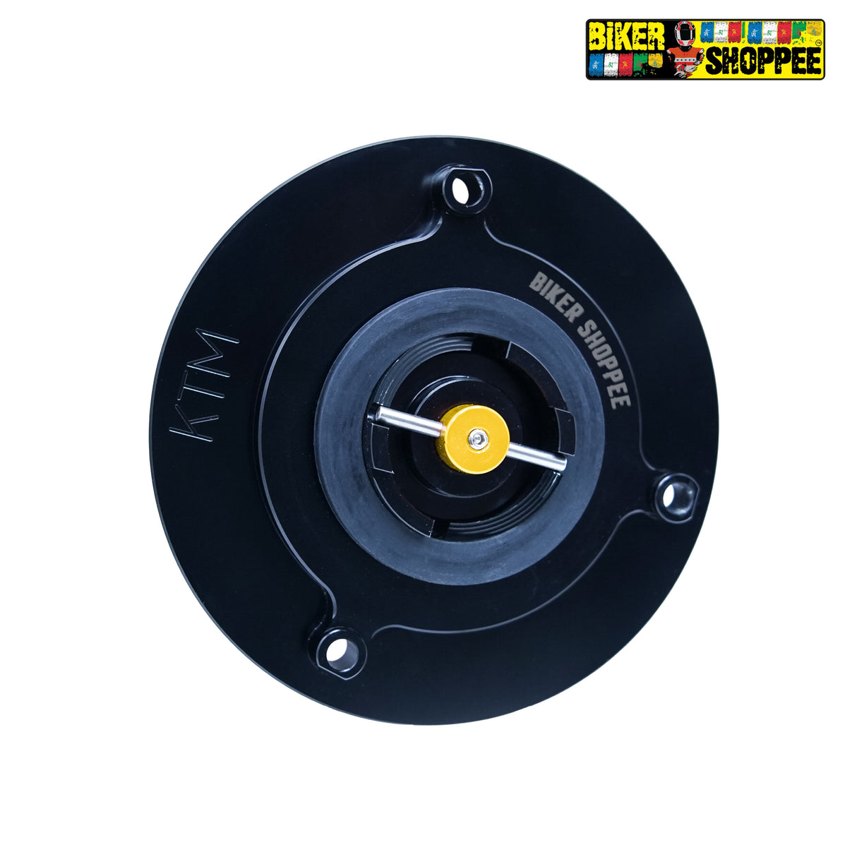 KTM DUKE & RC CNC KEYLESS QUICK RELEASE FUEL TANK CAP GOLDEN