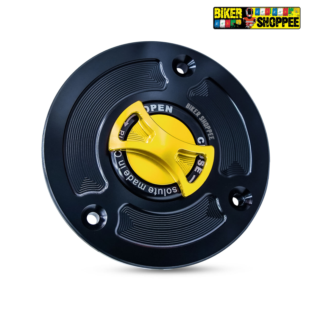 KTM DUKE & RC CNC KEYLESS QUICK RELEASE FUEL TANK CAP GOLDEN