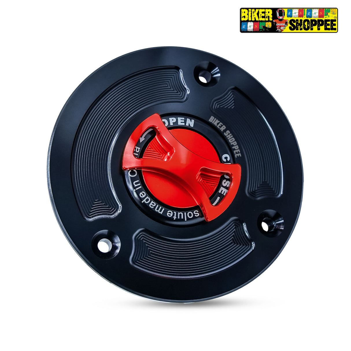 KTM DUKE & RC CNC KEYLESS QUICK RELEASE FUEL TANK CAP RED