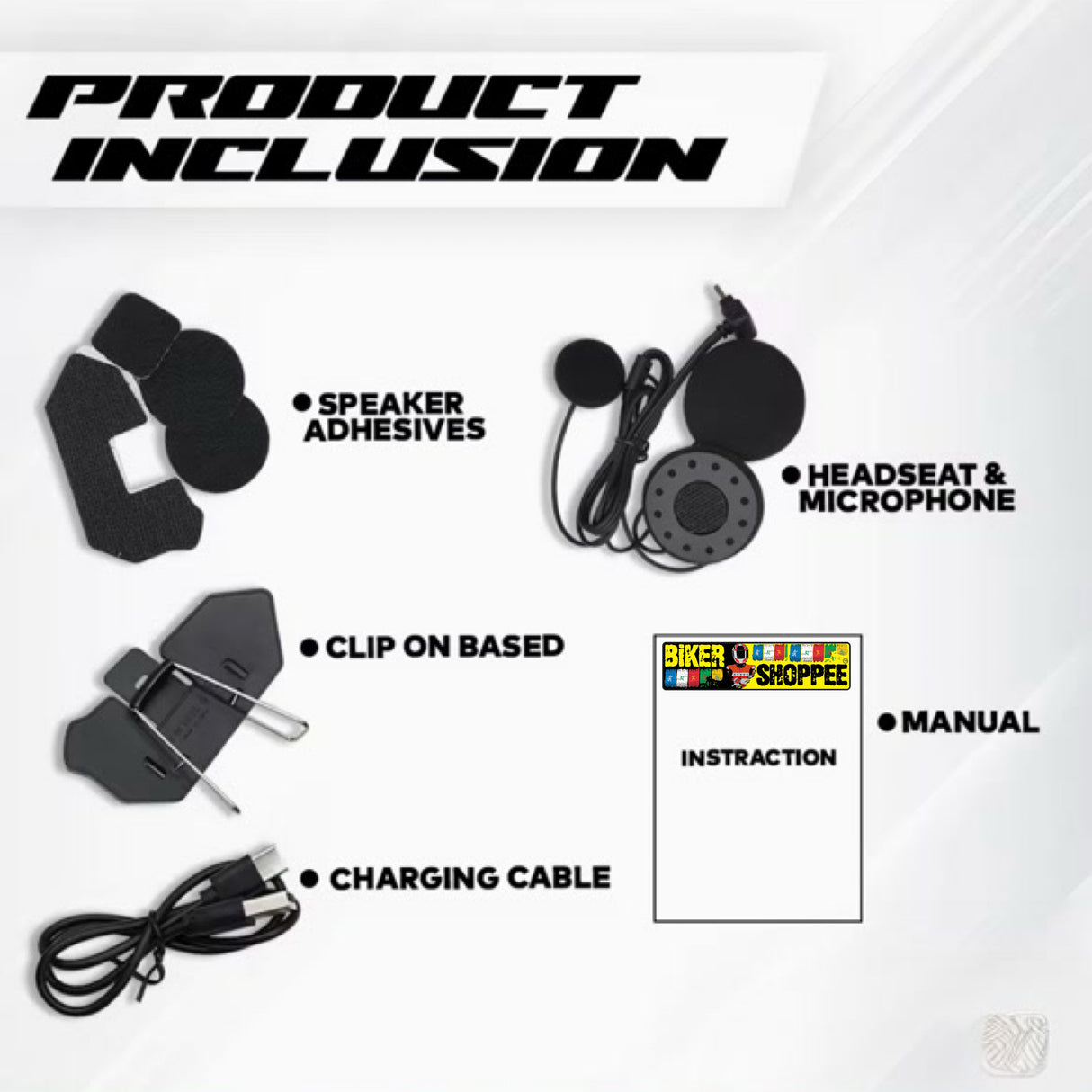 M10 HELMET BLUETOOTH WIRELESS EARPHONE