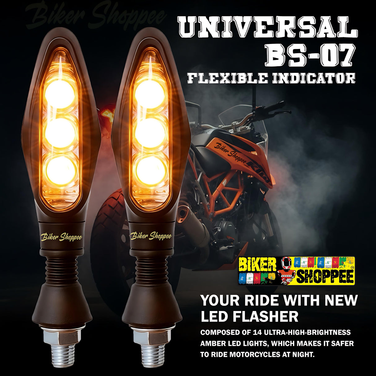 UNIVERSAL FLEXIBLE BS-07 LED INDIACTOR
