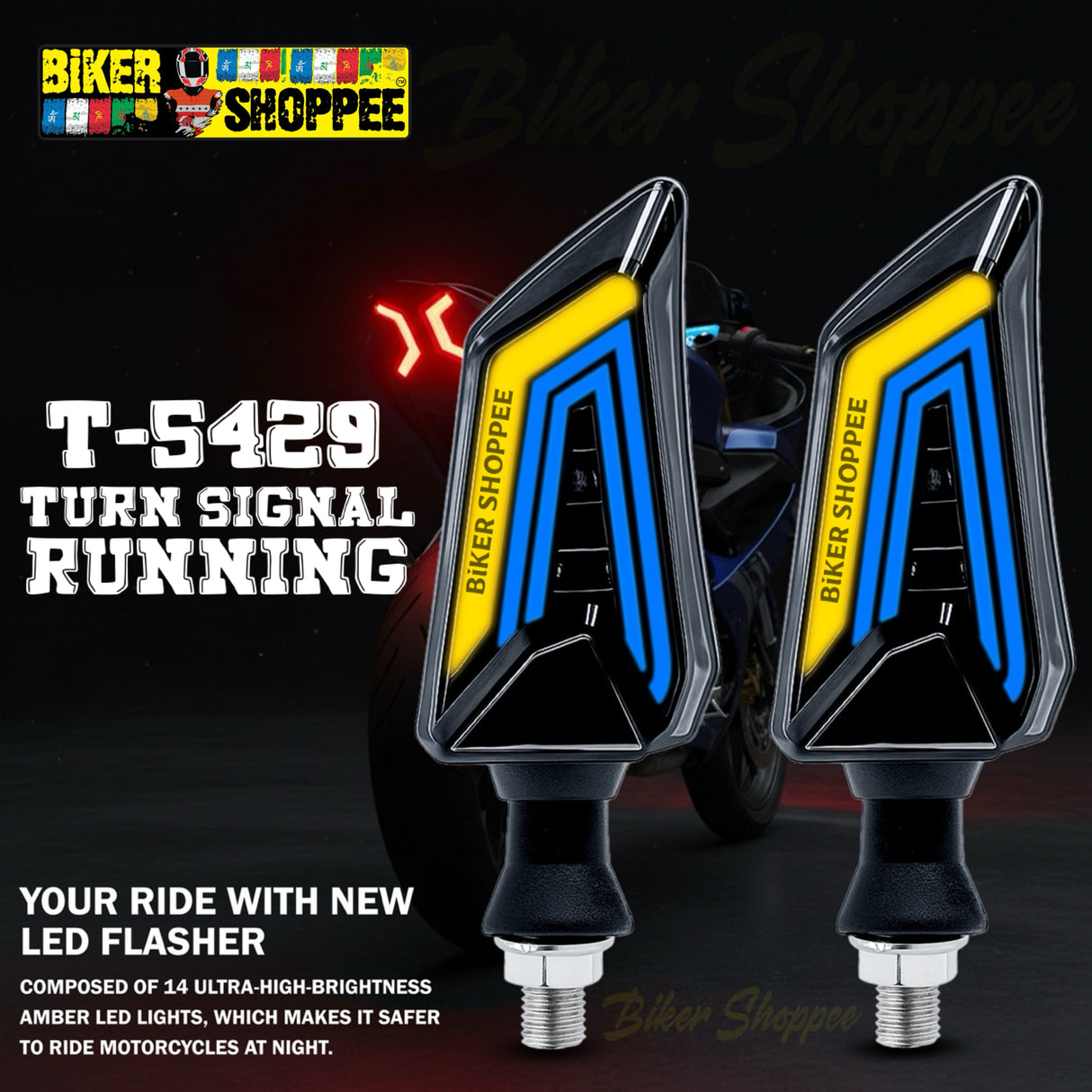 T-5429 SPLASH RUNNING LED INDICATOR