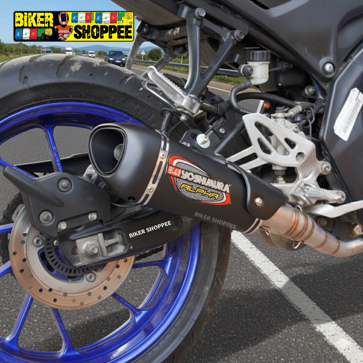 YOSHIMURA T ALPHA EXHAUST BLACK