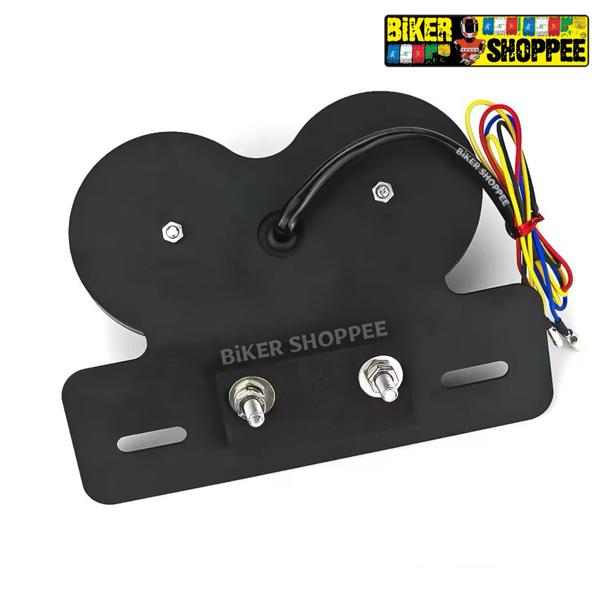 TWINS ROUND INTEGRATED CUSTOM TAIL LIGHT SMOKE BLACK