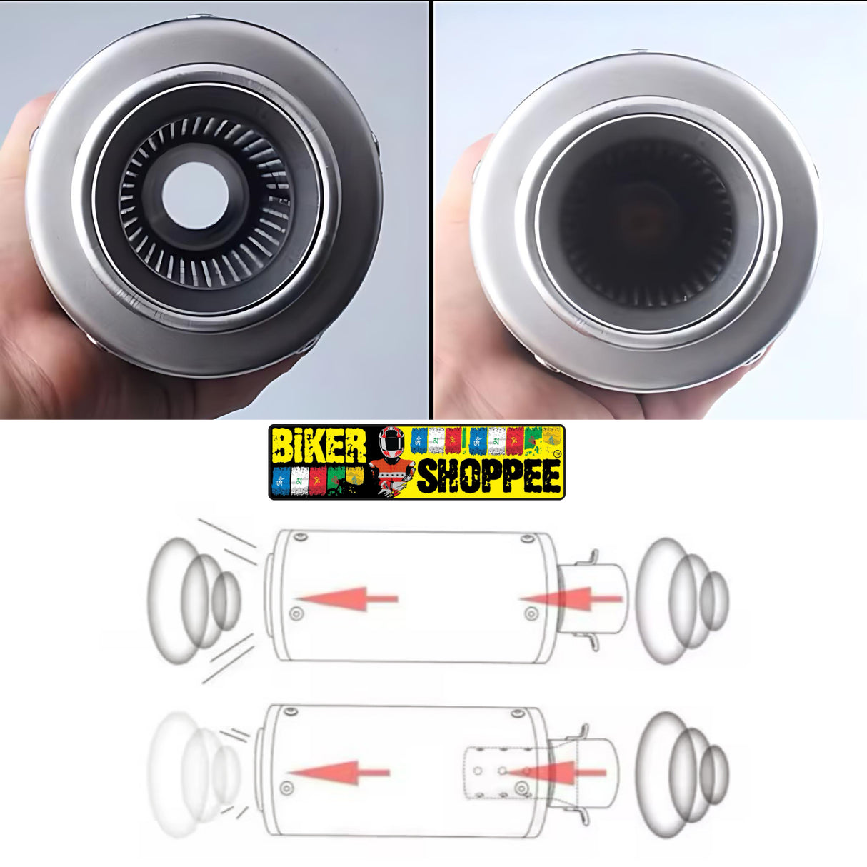 UNIVERSAL 51MM EXHAUST DB KILLER