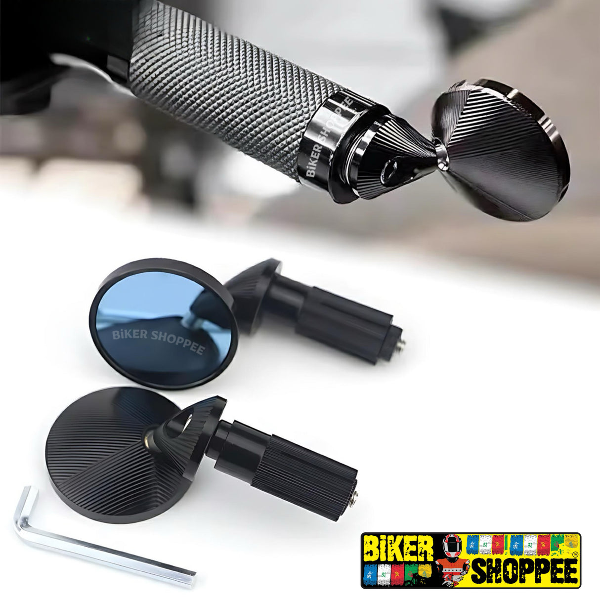 CNC MINI BAR END ANTI GLARE SIDE MIRROR