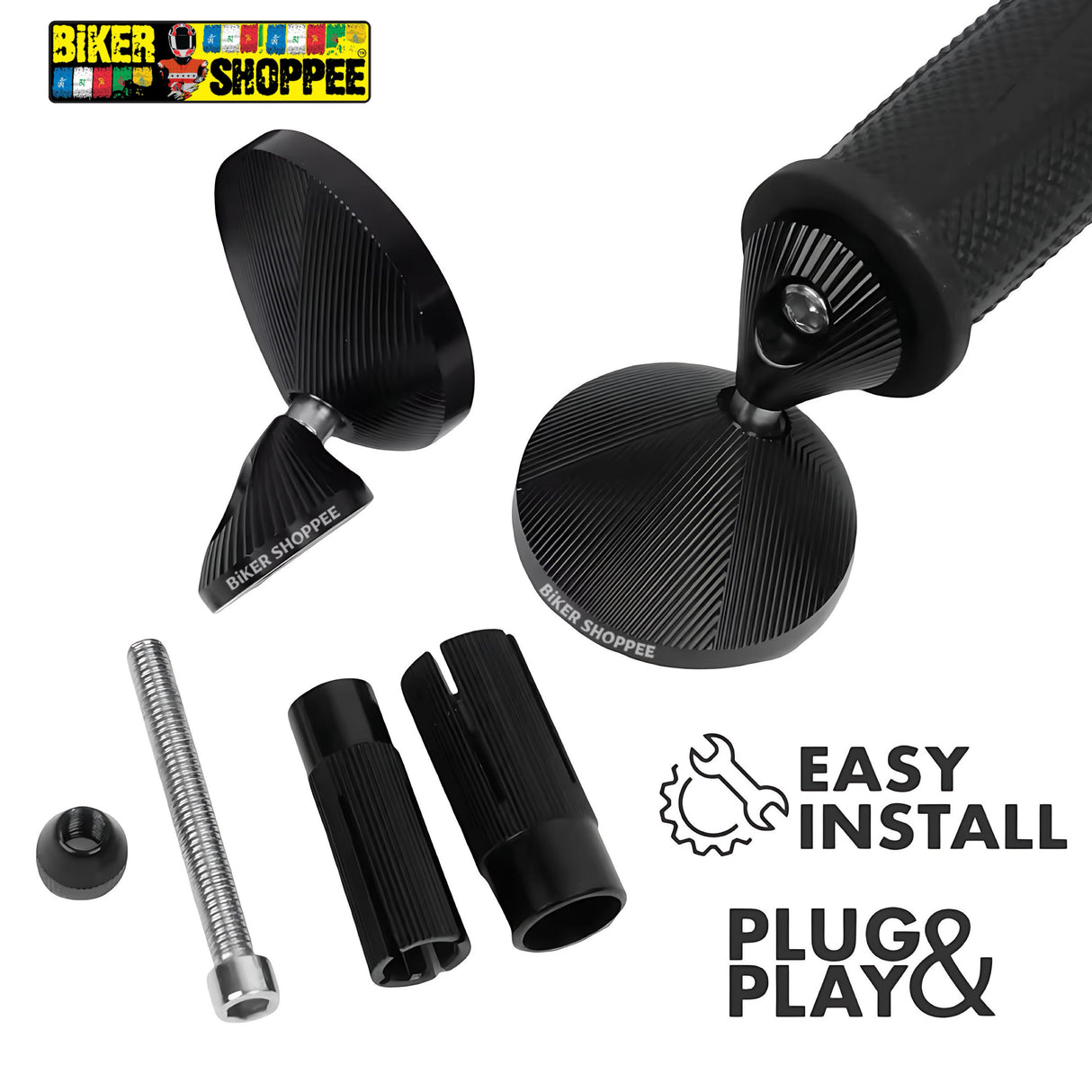 CNC MINI BAR END ANTI GLARE SIDE MIRROR