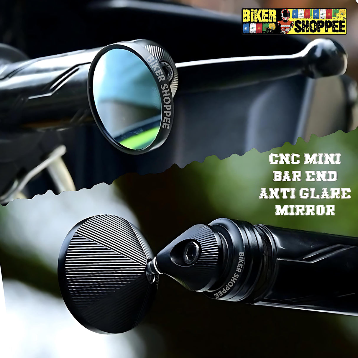 CNC MINI BAR END ANTI GLARE SIDE MIRROR