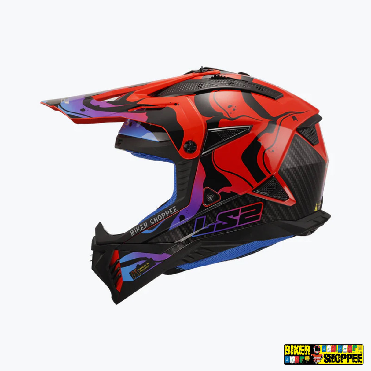 LS2 MX437 FAST II WASH RED