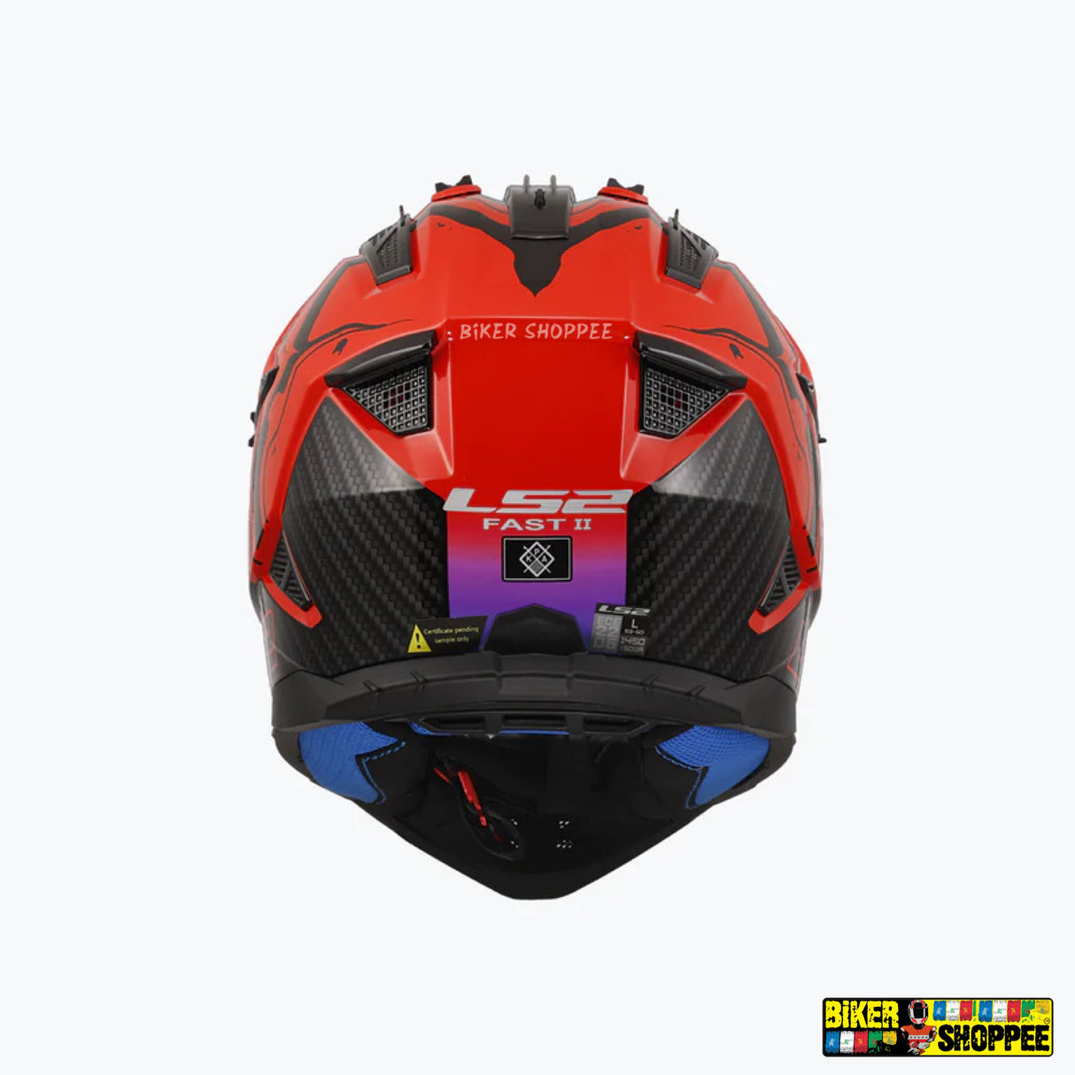 LS2 MX437 FAST II WASH RED