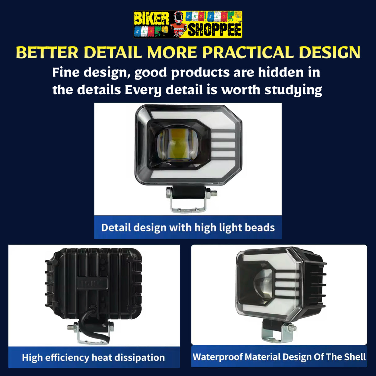 LiUHJG 4 MODE LED TURN SIGNAL FOG LIGHT PAIR