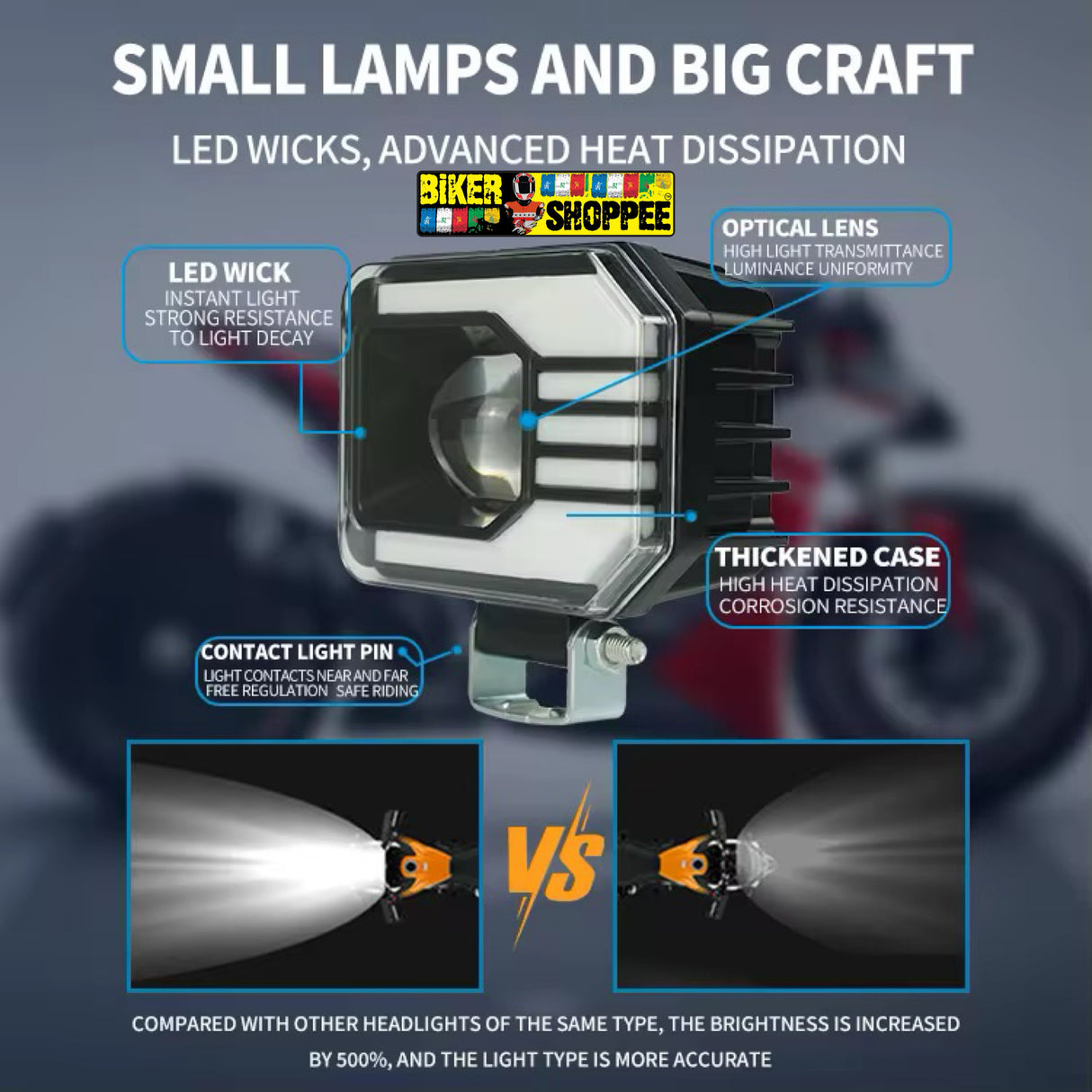 LiUHJG 4 MODE LED TURN SIGNAL FOG LIGHT PAIR