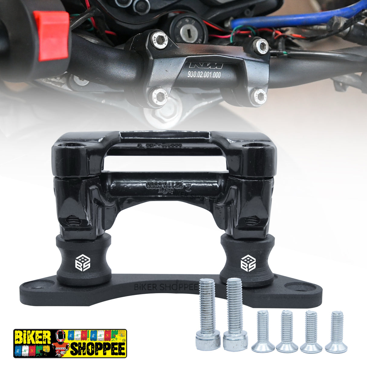 PULSAR NS200 NS160 NS125 BS7 HANDLE CONVERSION KIT | BIKER SHOPPEE