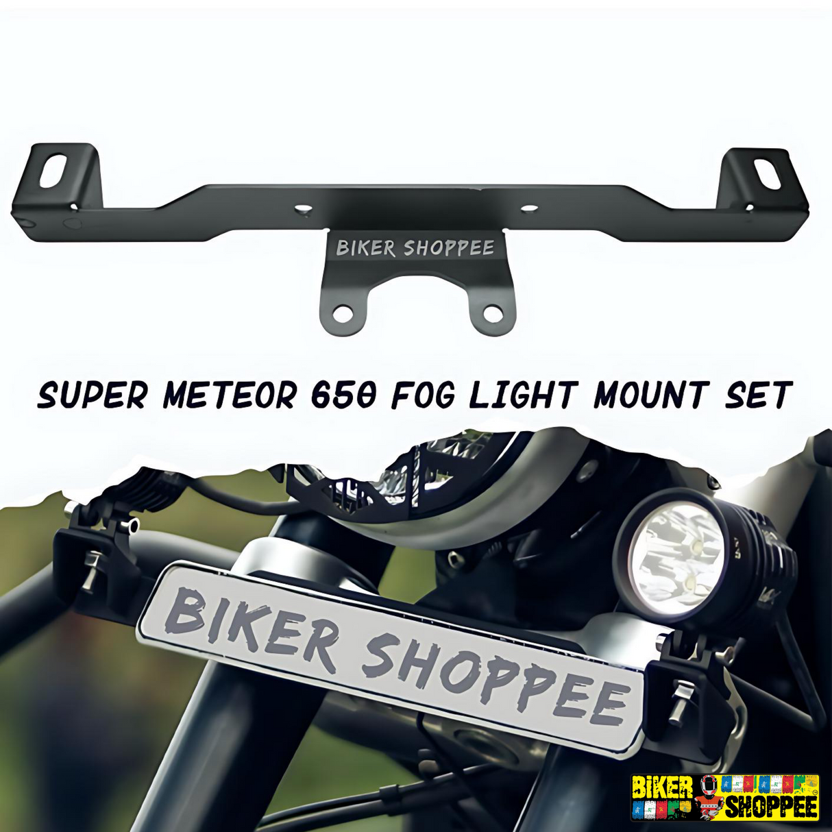 SUPER METEOR 650 FOG LIGHT MOUNT