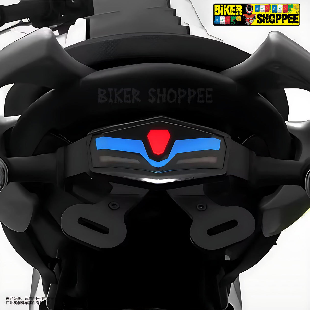 INTEGRATED CUSTOM TAIL LIGHT WITH NUMBER PLATE LIGHT